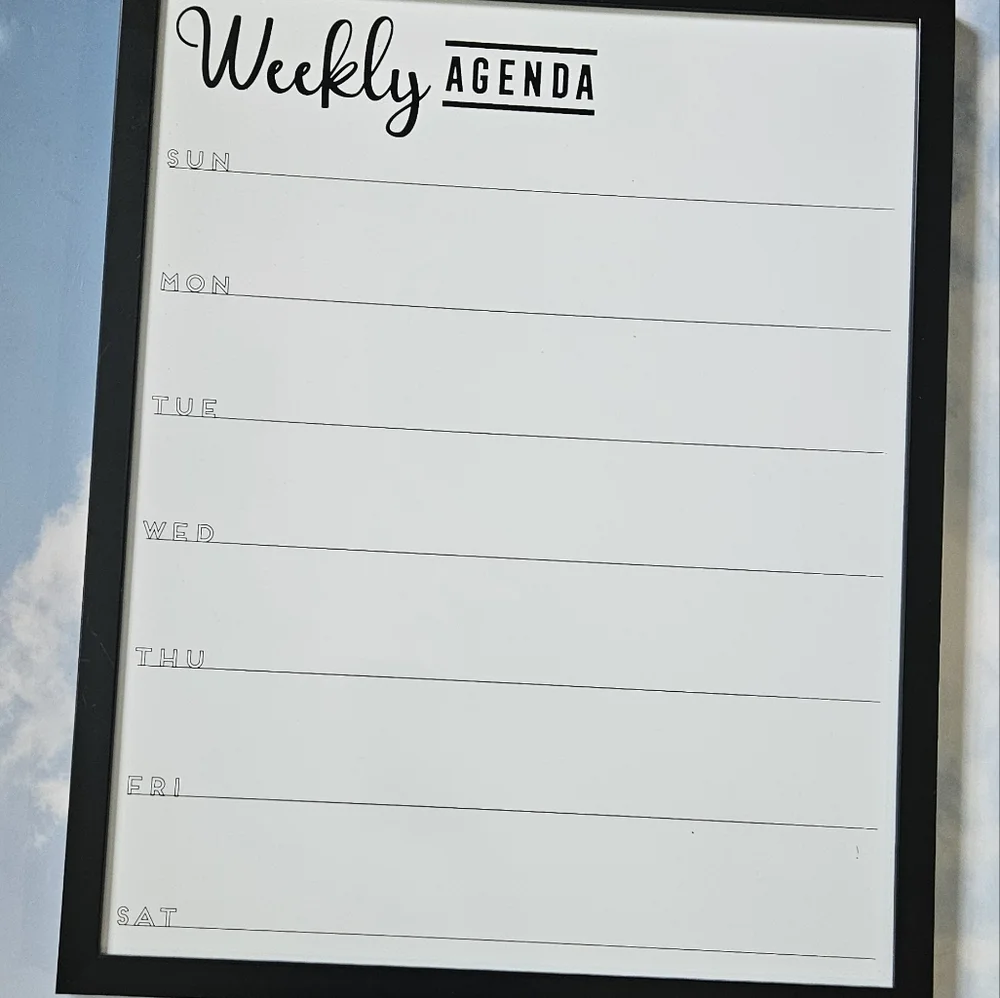 Kitchen White Board Weekly Checklist Board Kitchen, Office, House Planner, Clean